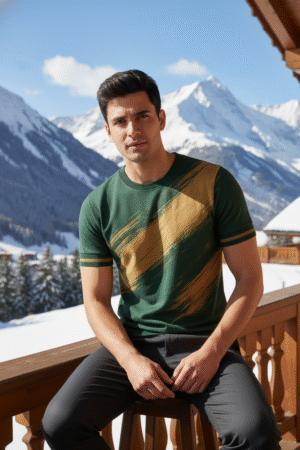 Kashwears™ Premium Forest Green Graphic T-Shirt